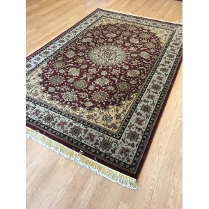 Χαλί Ολόμαλλο Isfahan 275149 Red/Beige 200x300