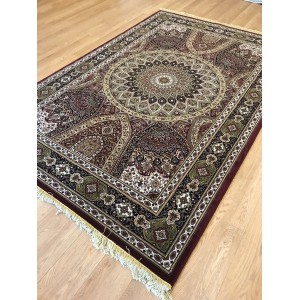 Χαλί Ολόμαλλο Isfahan 375121 Red 200x300